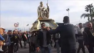 PROCESSIONE ACCOGLIENZA DL MEZZO BUSTO DI SAN FRANCESCO DA PAOLA 01-04-2019