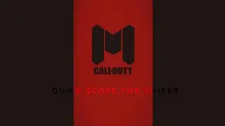 How to Equip Quick Scope with Sniper Rifles [CALL OF DUTY] || COD Twin