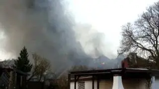 Gro&szlig;feuer in Wankendorf am 09.04.2009