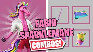 FABIO SPARKLEMANE COMBOS | FORTNITE SKIN REVIEW