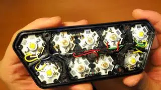 Поворотники для электро велосипеда со стоп сигналом, печать на 3D принтере