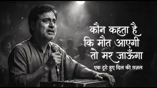 कौन कहता है कि मौत आई तो मर जाऊँगा एक टूटे हुए दिल की ग़ज़ल  #ghazal #sadghazal