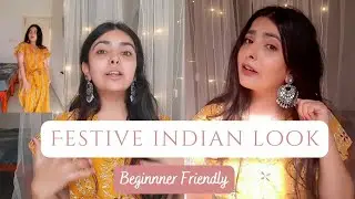 Indian Festive Makeup Look | Skincare, Makeup, Jewellery, Outfit