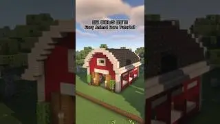 마크 동물농장 만들기🐷| Minecraft Animal Barn Tutorial #minecraft #easybuild #animal #barn #tutorial #shorts