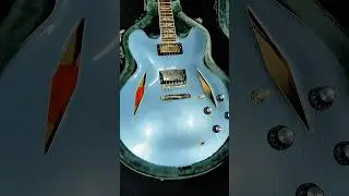 Epiphone Dave Grohl DG-335 Semi hollowbody in Pelham Blue‼️#shorts #ephiphone #davegrohl #guitar