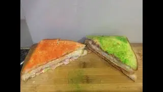 Tricolour Sandwich ~ Happy Independence Day Special! #shorts #ytshort 😥