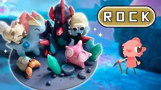 I Made My Own Pok&eacute;mon Sculpture!! Pokemon Type Series: Rock 