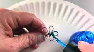 Nail Polish Wire Flower