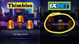 Comment j&rsquo;ai gagn&eacute; 2million avec un simple jeu de 1xbet #thimbles #1xbet #1xgames #sport #1win
