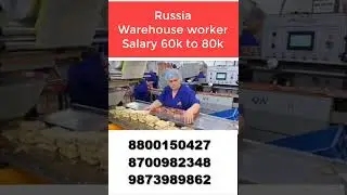 Russia Warehouse Worker || Salary 60k to 80k || Work Permit Visa || NL Overseas