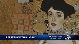 Local artist creates masterpiece from plastic waste; hopes to sell it