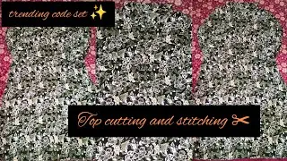 Instagram trending cordset ✨ top /shirt cutting and stitching ✂️#instaviral #cordsets