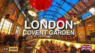 Exploring Covent Garden & Seven Dials VIRAL SPOTS: LONDON's best Christmas Lights 4K Walking Tour