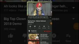 Big top clown voice impression