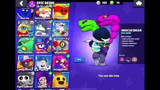 Showing all my skins (they cost lots of gems all together )