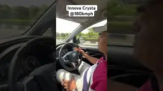 Innova Crysta 180 speed 2024 #crystainnova #travel #vlog #minivlog #love #shortvideo #entertainment