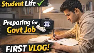 My First Study Vlog 📚 | 5 Minutes Mein Poora Din | Library Routine | Student Life 2026