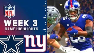 Cowboys vs. Giants Week 3 - Madden 23 Simulation Highlights