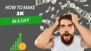 HOW TO MAKE $1000 IN ONE DAY 2024