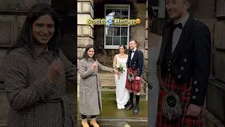 Scottish 🏴󠁧󠁢󠁳󠁣󠁴󠁿 Newly Married Couples ❤️#shorts #wedding #scotland #explore