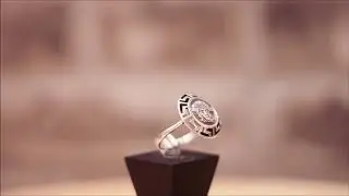 Silver Freemason Masonic Ring - Medusa Gorgon Ring video review