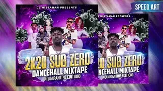 Quarantine Cover design photoshop tutorial 2020 | song cover Mafia Graphics