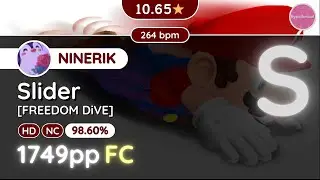 osu! Hypo.. | [10.7★] NINERIK didn't sliderbreak on Slider +HDNC