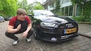 BESTE VRIEND MEENEMEN IN DE AUDI RS3!