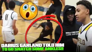 Darius Garland Told #1 FRESHMAN To Go SNATCH SOME ANKLES!! | .. and he did! 😭