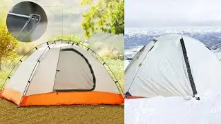 Hewolf 1595 Ultralight Double Layer Waterproof Camping Tent &ndash; Aluminum Poles, Windproof