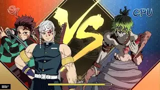 Demon Slayer fight: Tengen + Tanjiro VS Gyutaro on Entertainment destrict S Rank #german #ps4 #ps5