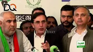 PTI Leaders Important Media Talk outside National Assembly