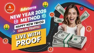 Adsterra New Year 🎊 2026 Trick 🤑 Adsterra Smart Link New Trick New Year 2026 