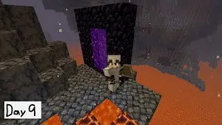 We Made it to the NETHER! | One Minecraft Day at a Time – Day 9