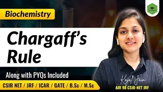 Unit-1Biochemistry | Chargaff's Rule | Along with Numerical | CSIR-NET JRF | GATE|