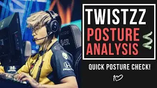 Twistzz [EYE STRAIN RISK?] PART 1 - Pro Posture Check #Shorts