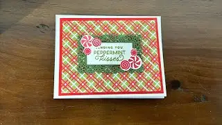 Stampin&rsquo; Up Gingerbread and Peppermint DSP #satmornmakes (part 5)