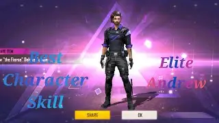 Free Fire Elite Andrew - Awekening  Character With Free Awaken Costume