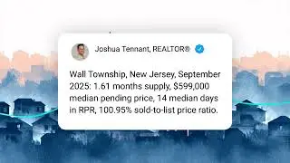 Wall Township, NJ Real Estate Market Trends Fall 2025