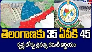 జగన్ వద్దన్నా కేంద్రం ముందడుగు..! Krishna Water Allocation B/w Telugu States | TV5 News