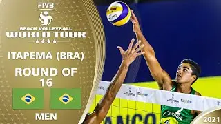 Vitor Felipe/Renato vs. Arthur/Pedro Solberg - Men's Round of 16 | 4* Itapema 2021