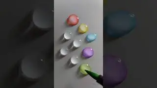 🟣🔵🟡 Color Mixing #art #satisfyingvideo #painting  #cores #videosatisfatorio