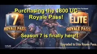 All the Rewards & Purchasing the Royale Pass Season 7! | PUBG Mobile