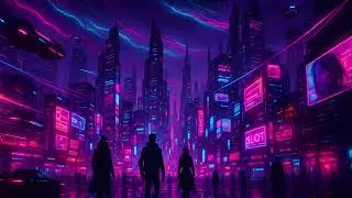 Neon Skies | Futuristic Cinematic Music | Synth-Orchestral Dreamscape