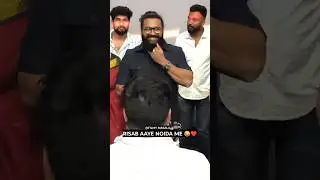 RISAB SHETTY  SURPRISE HIS NOIDA FANS FOR KANTARA CHAPTER 1 #shorts