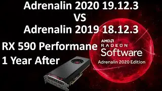 Radeon Adrenalin 2020 19.12.3 vs Adrenalin 2019 18.12.3 RX 590 Year-On-Year Performance Gain