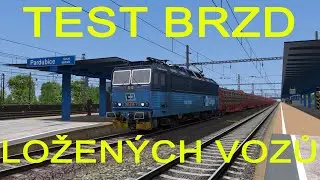 Train simulator 2020 - Test brzd ložených vozů