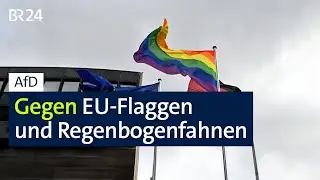 AfD: Gegen EU-Flaggen und Regenbogenfahnen | BR24