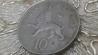 World Coin Great Britain 10 Pence  Elizabeth II 4th portrait Crowned Lion 2005 Coin Value