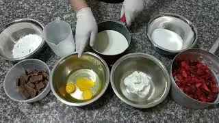 جنواز غلاكسي génoise Galaxy chocolat#  (part 1)cocobary# pâtisserie# #ahmedsalek